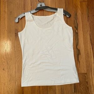 Anue Ligne White Tank Top Size Medium